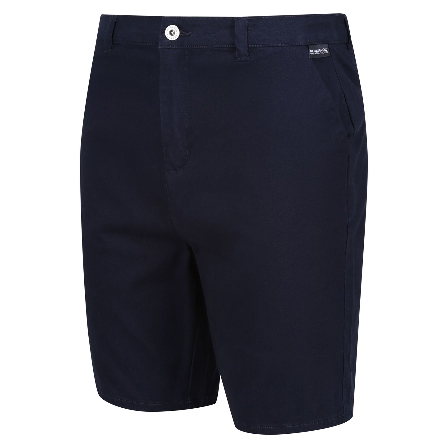 Navy - Side - Regatta Mens Sabden Chino Shorts