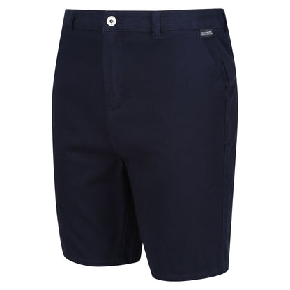 Navy - Side - Regatta Mens Sabden Chino Shorts