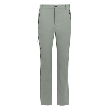 Agave Green - Front - Regatta Mens Travel Light Packaway Trousers