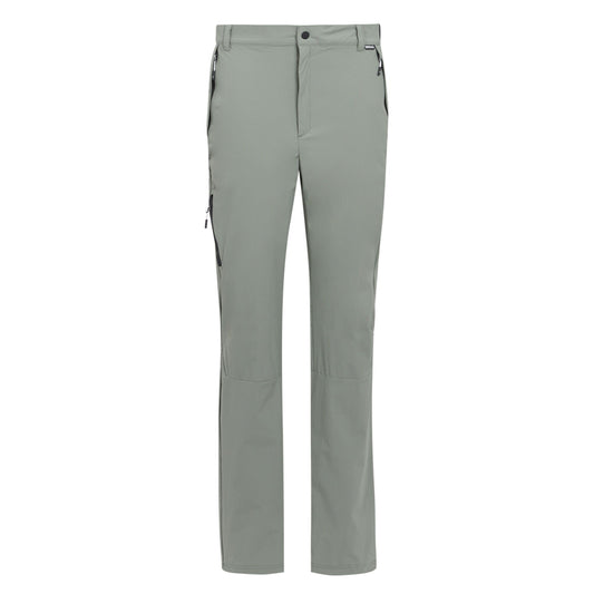 Agave Green - Front - Regatta Mens Travel Light Packaway Trousers