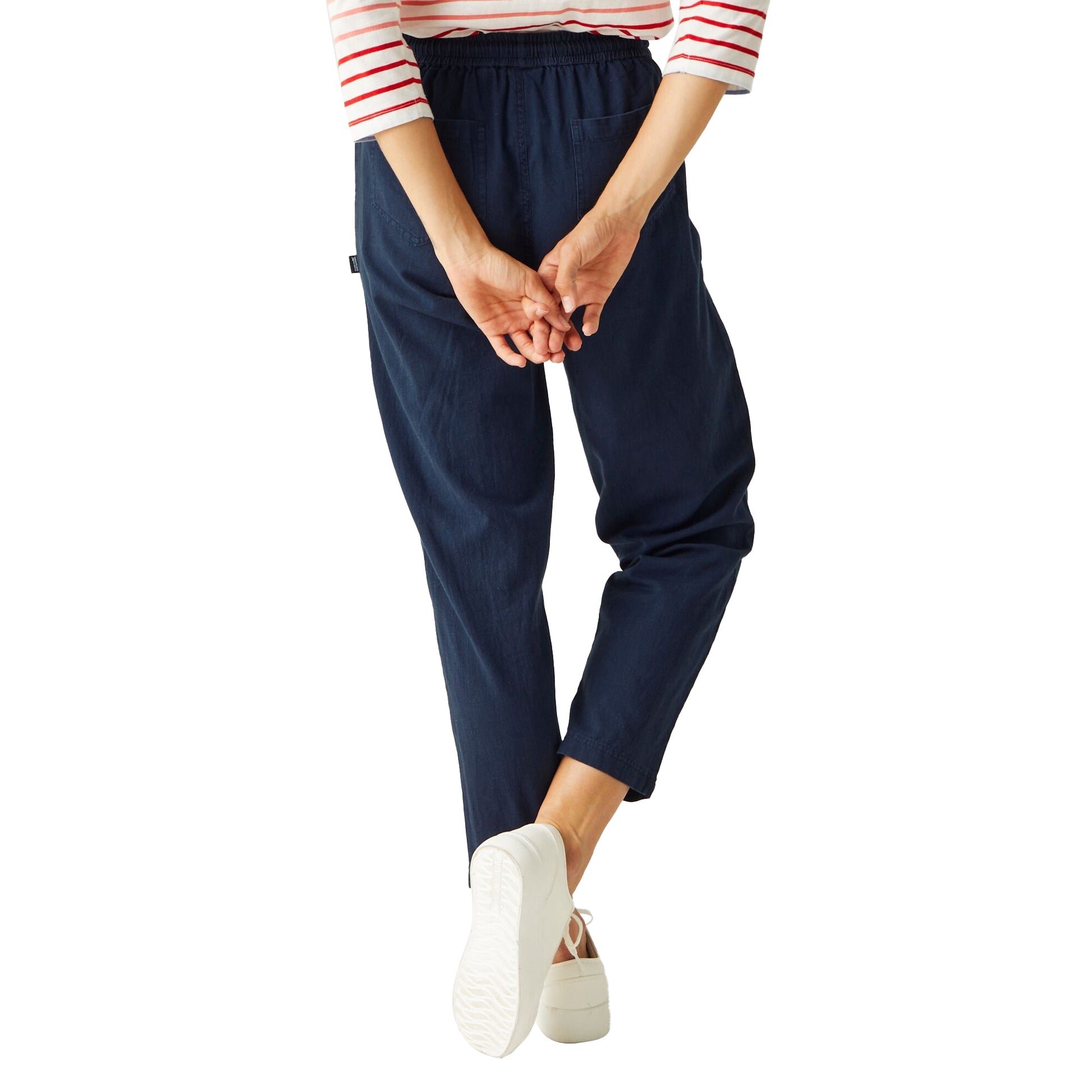 Navy - Pack Shot - Regatta Womens-Ladies Corso Trousers