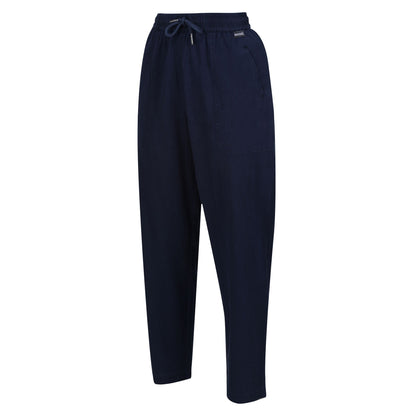 Navy - Side - Regatta Womens-Ladies Corso Trousers