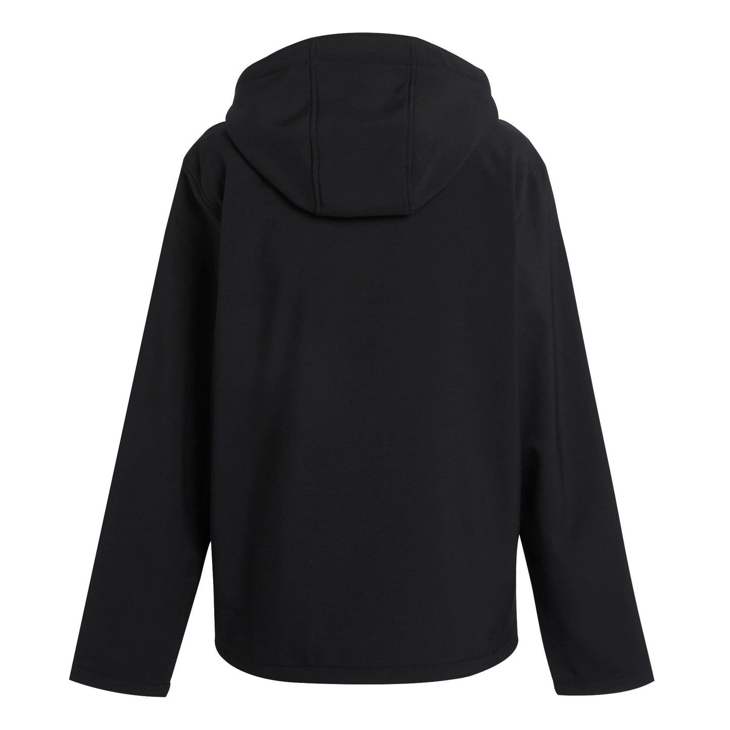 Black-Orange Pop - Back - Regatta Professional Mens 2 Layer Soft Shell Jacket