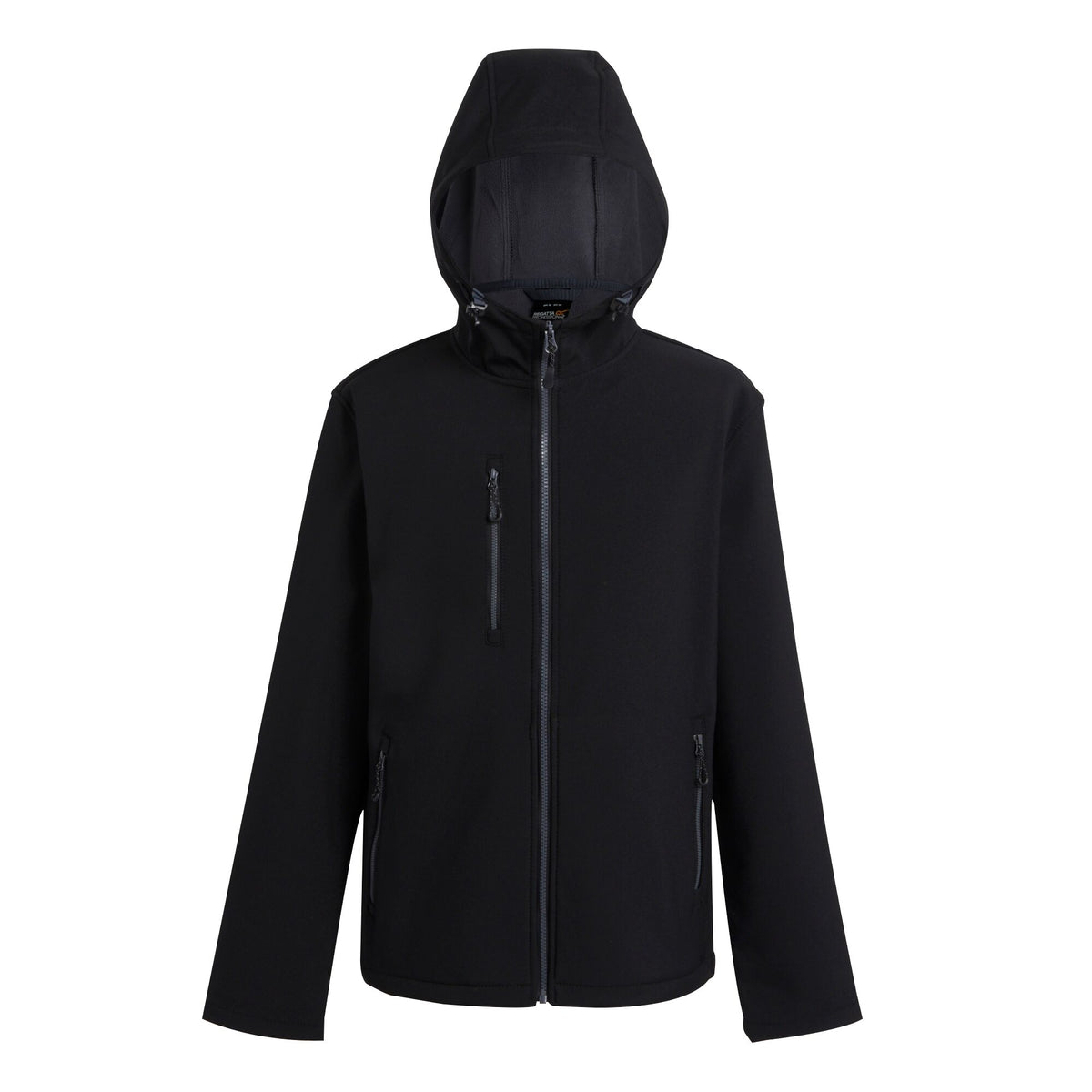 Black-Seal Grey - Front - Regatta Professional Mens 2 Layer Soft Shell Jacket