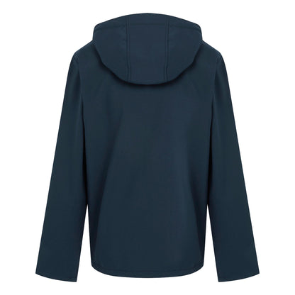 Navy-French Blue - Back - Regatta Professional Mens 2 Layer Soft Shell Jacket