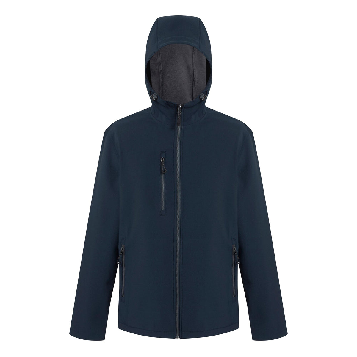 Navy-Seal Grey - Front - Regatta Professional Mens 2 Layer Soft Shell Jacket