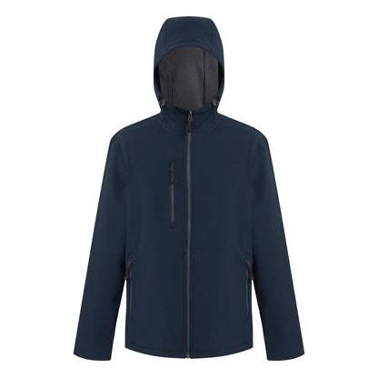 Navy-Seal Grey - Front - Regatta Professional Mens 2 Layer Soft Shell Jacket