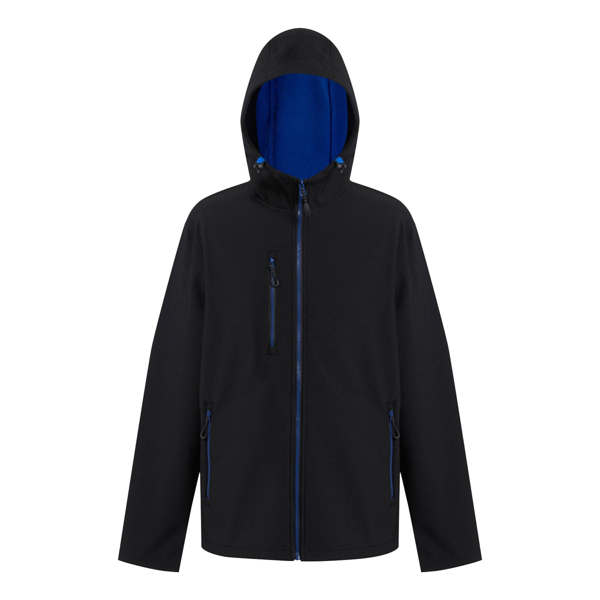 Black-New Royal - Front - Regatta Professional Mens 2 Layer Soft Shell Jacket