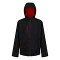 Black-Classic Red - Front - Regatta Professional Mens 2 Layer Soft Shell Jacket