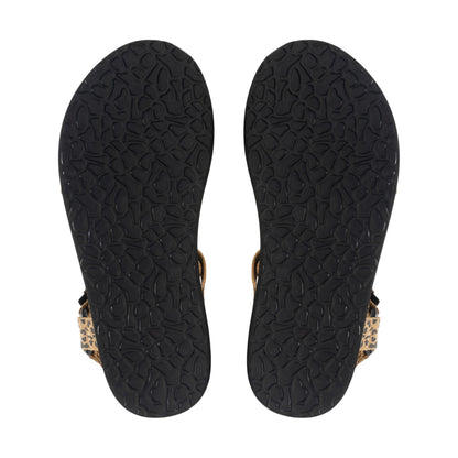 Leopard-Black - Close up - Regatta Womens-Ladies Lady Vendeavour Polka Dot Sandals
