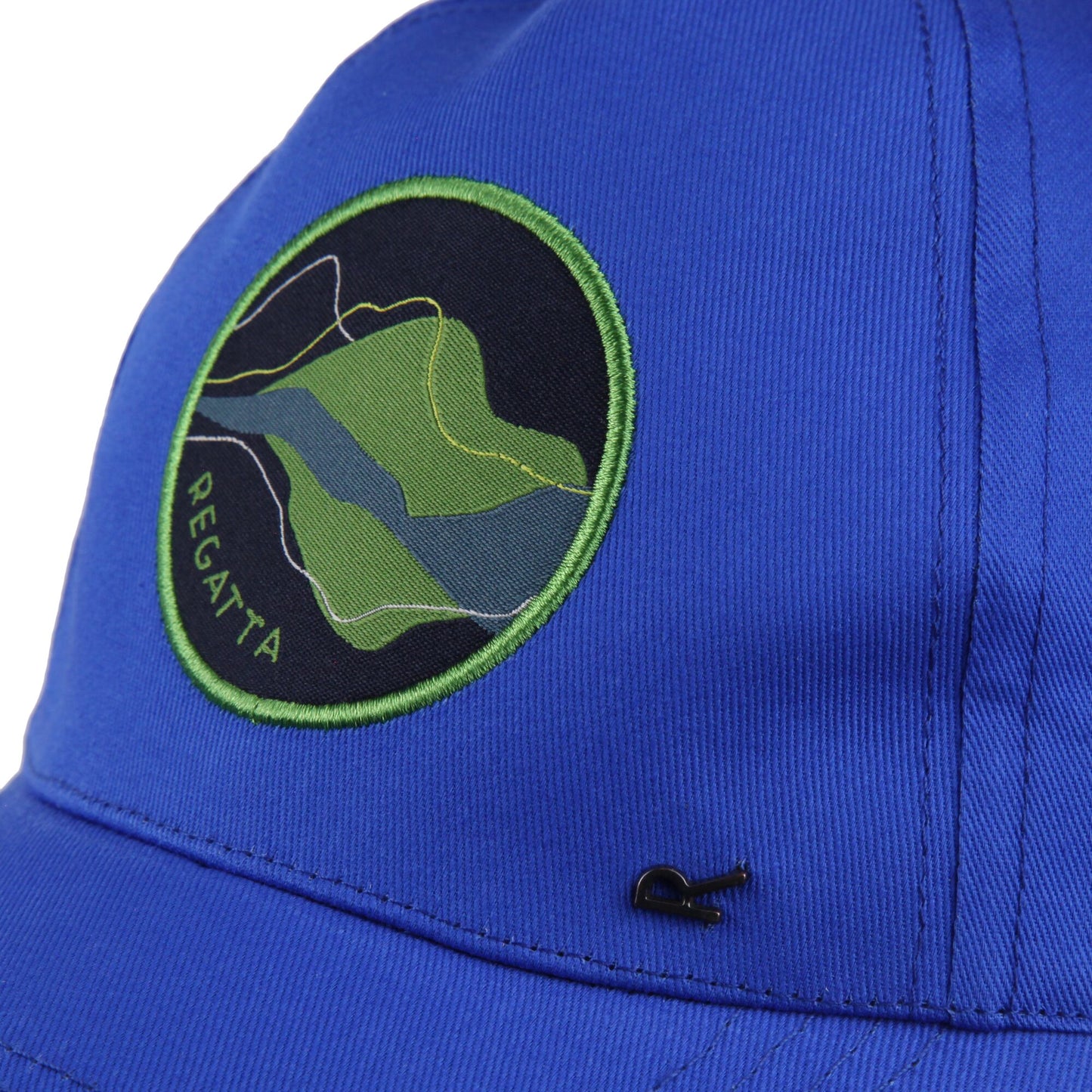 Oxford Blue - Close up - Regatta Childrens-Kids Cuyler III Mountain Baseball Cap