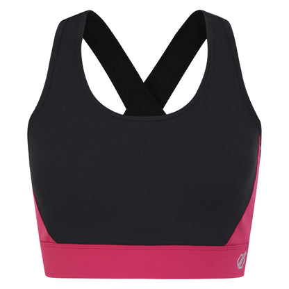 Black-Berry Pink - Front - Dare 2B Womens-Ladies Swift II Sports Bra