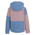 Heather-Coronet Blue - Back - Regatta Childrens-Kids Acidity VII Soft Shell Jacket