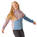 Heather-Coronet Blue - Lifestyle - Regatta Childrens-Kids Acidity VII Soft Shell Jacket