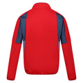 Danger Red-Moonlight Denim-Coronet Blue - Close up - Regatta Mens Yare VIII Full Zip Jacket