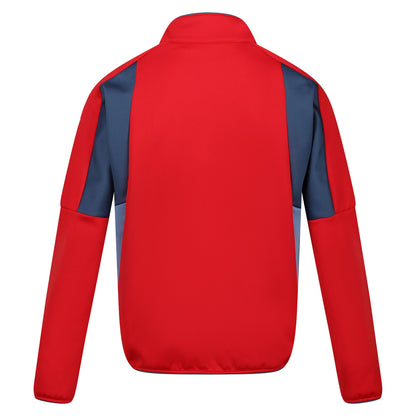 Danger Red-Moonlight Denim-Coronet Blue - Back - Regatta Mens Yare VIII Full Zip Jacket