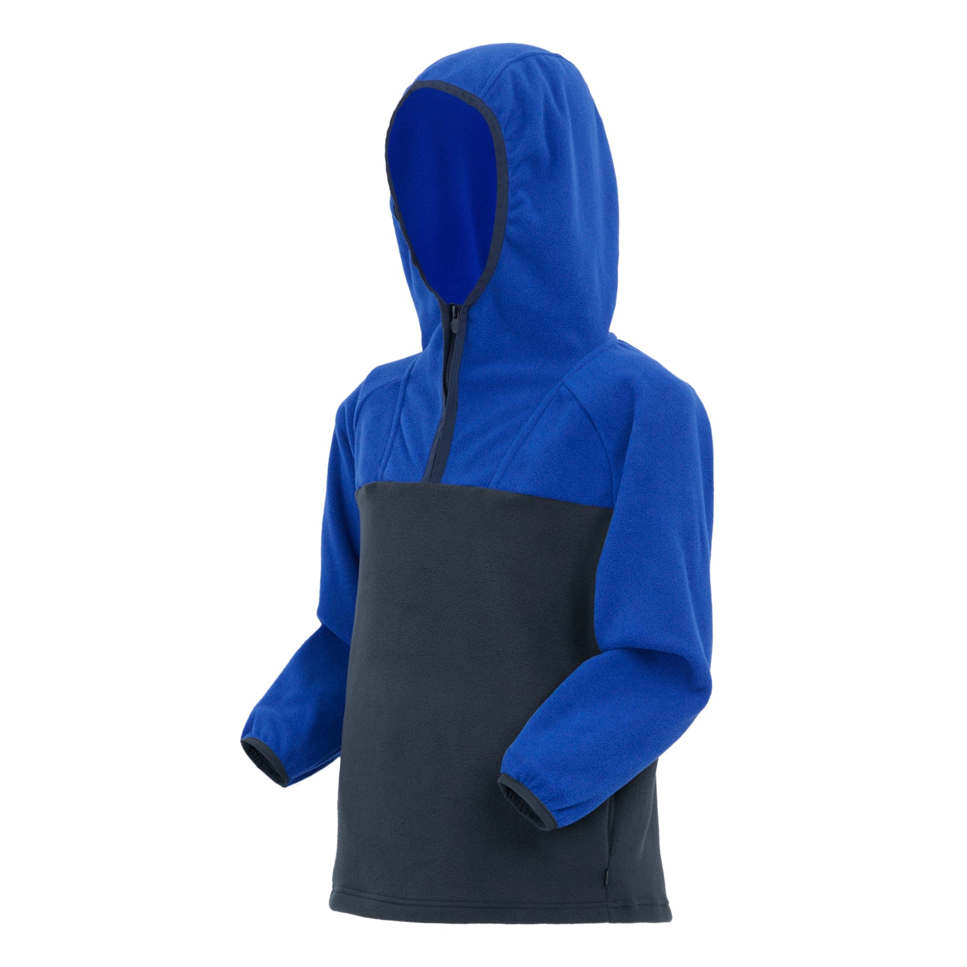 Olympian Blue-Navy - Side - Regatta Childrens-Kids Fayley Fleece Hoodie
