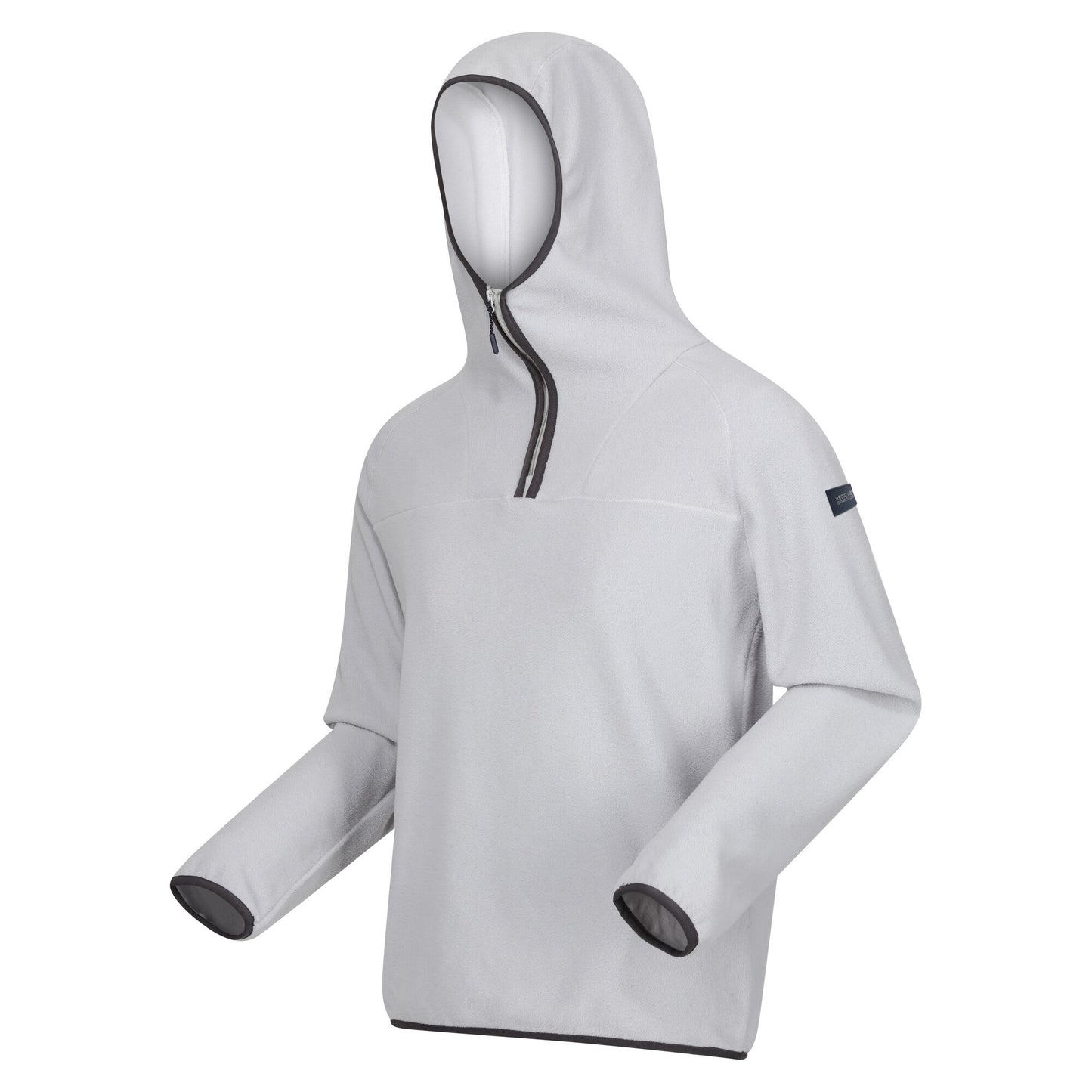 Silver Grey - Side - Regatta Mens Kathan Fleece Hoodie