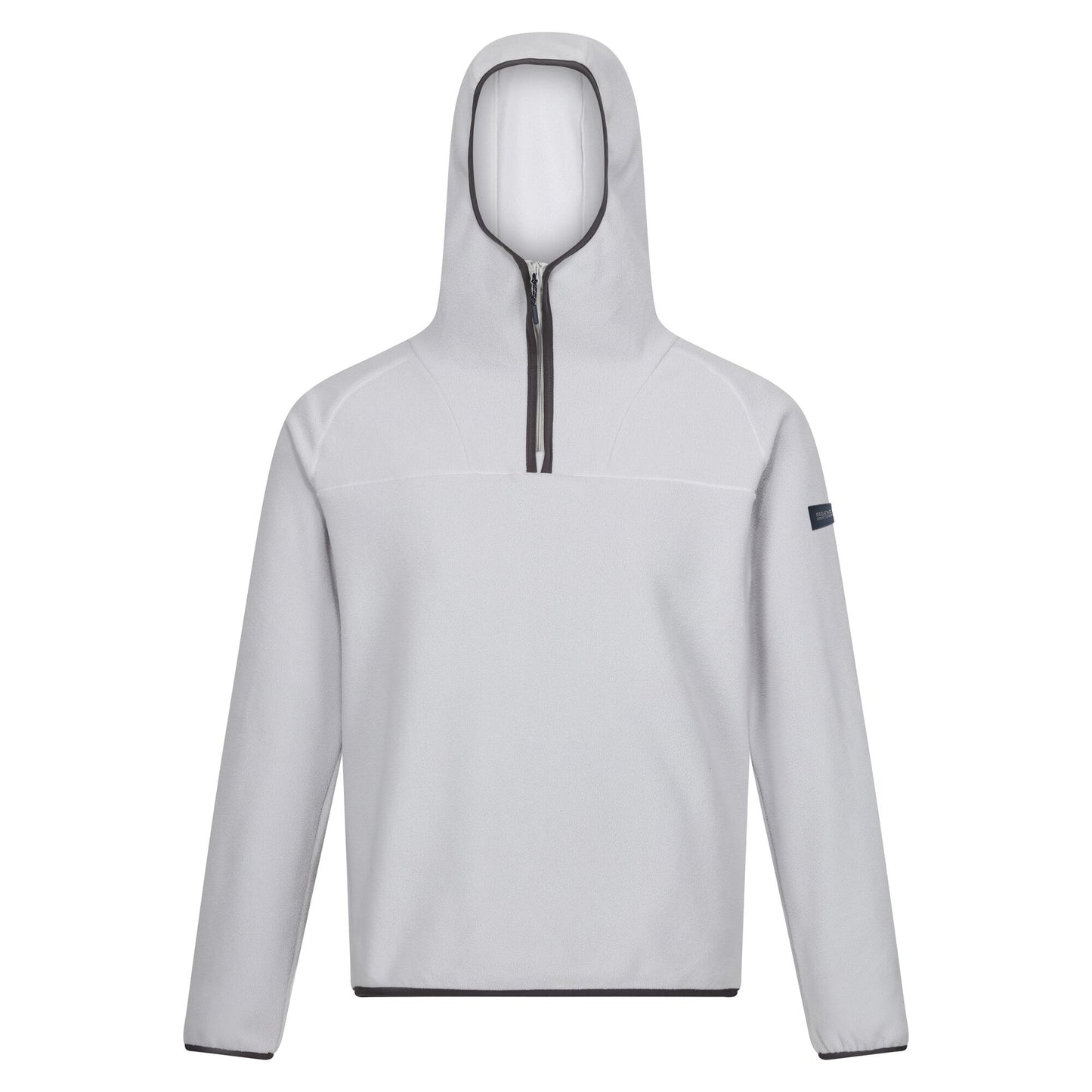Silver Grey - Front - Regatta Mens Kathan Fleece Hoodie