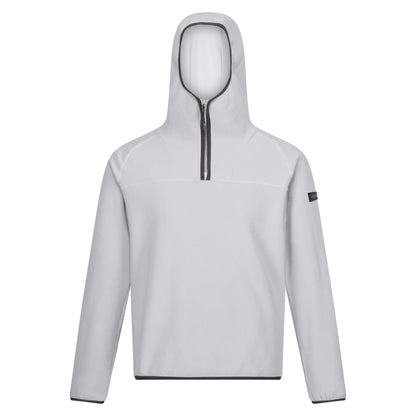Silver Grey - Front - Regatta Mens Kathan Fleece Hoodie