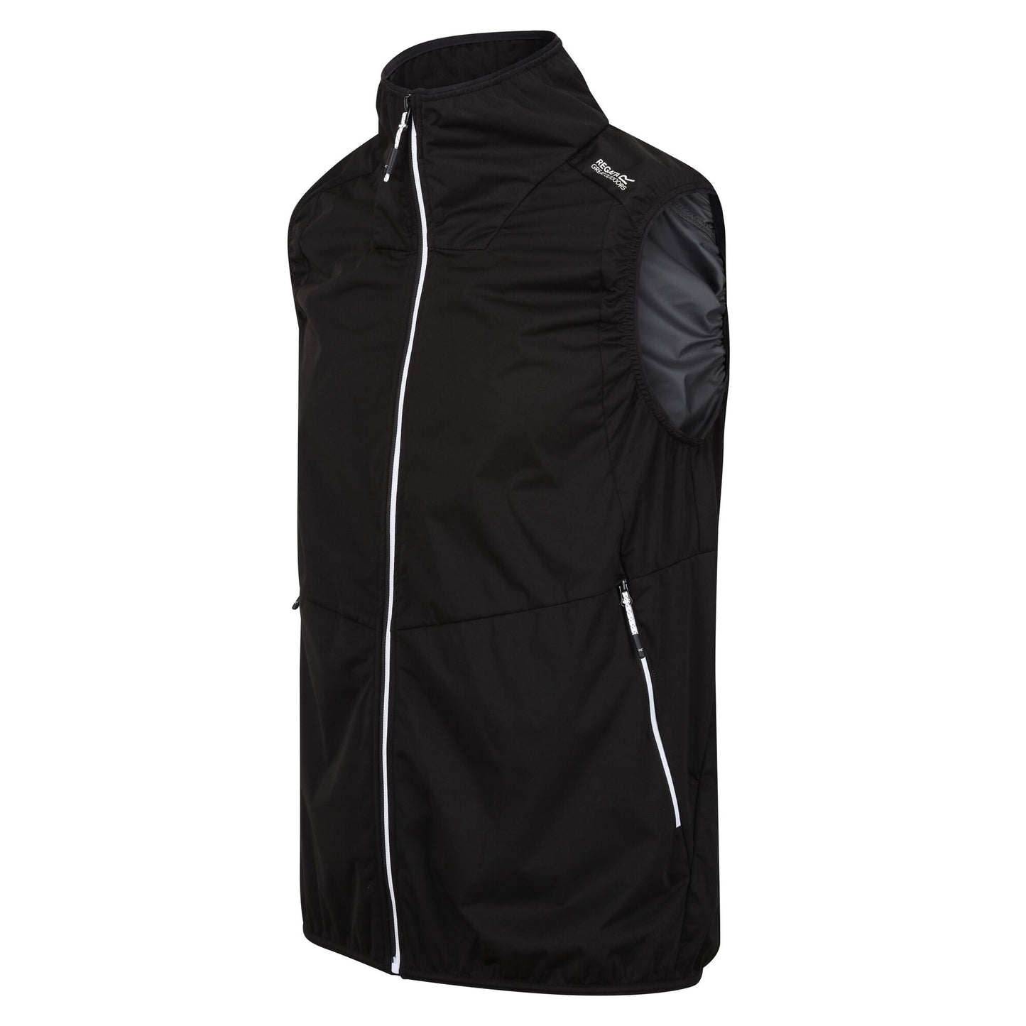Black - Side - Regatta Mens Lankin VI Softshell Gilet