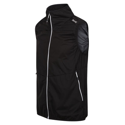 Black - Side - Regatta Mens Lankin VI Softshell Gilet