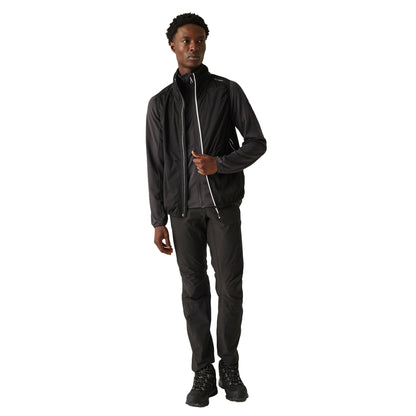 Black - Lifestyle - Regatta Mens Lankin VI Softshell Gilet