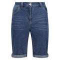 True Denim Light Blue - Front - Regatta Womens-Ladies Erdre Casual Shorts
