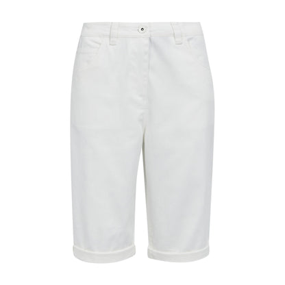 White - Front - Regatta Womens-Ladies Erdre Casual Shorts