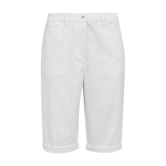 White - Front - Regatta Womens-Ladies Erdre Casual Shorts