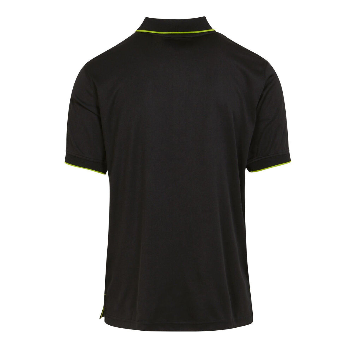 Black-Lime Green - Back - Regatta Professional Mens Short-Sleeved Polo Shirt