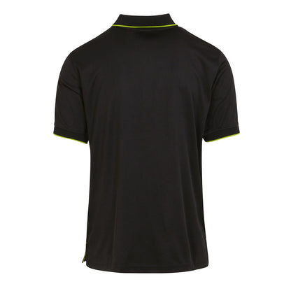 Black-Lime Green - Back - Regatta Professional Mens Short-Sleeved Polo Shirt