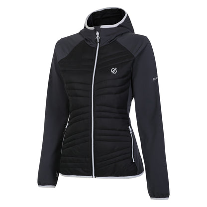 Black-Ebony - Side - Dare 2B Womens-Ladies Altimeter Hybrid Jacket