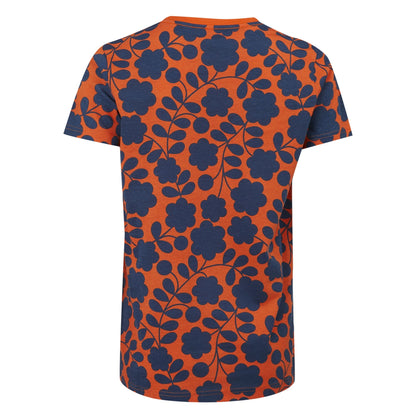 Orange - Back - Regatta Womens-Ladies Orla Kiely Floral T-Shirt