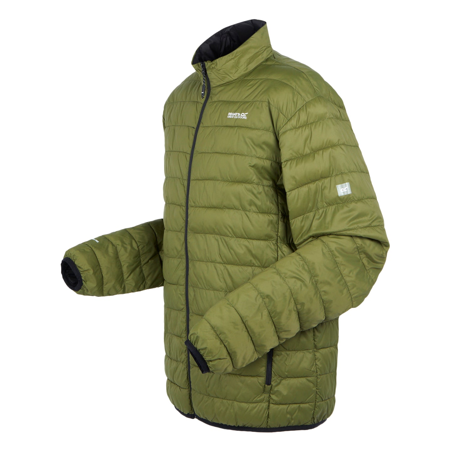 Nephrite Green-Black - Side - Regatta Mens Hillpack II Insulated Jacket