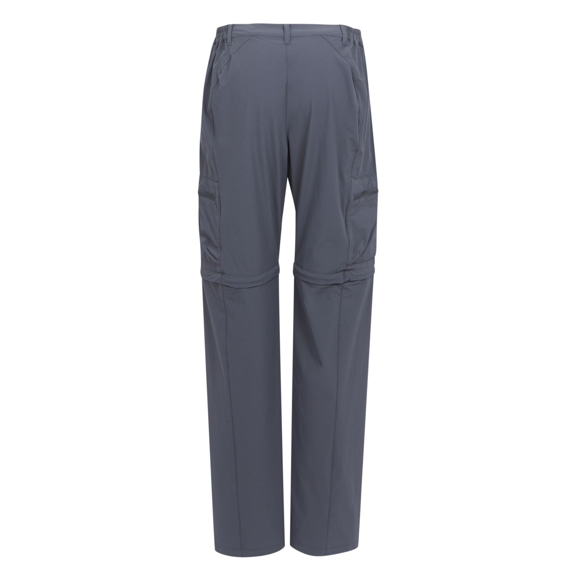 Seal Grey - Back - Regatta Womens-Ladies Travel Light Packaway Trousers