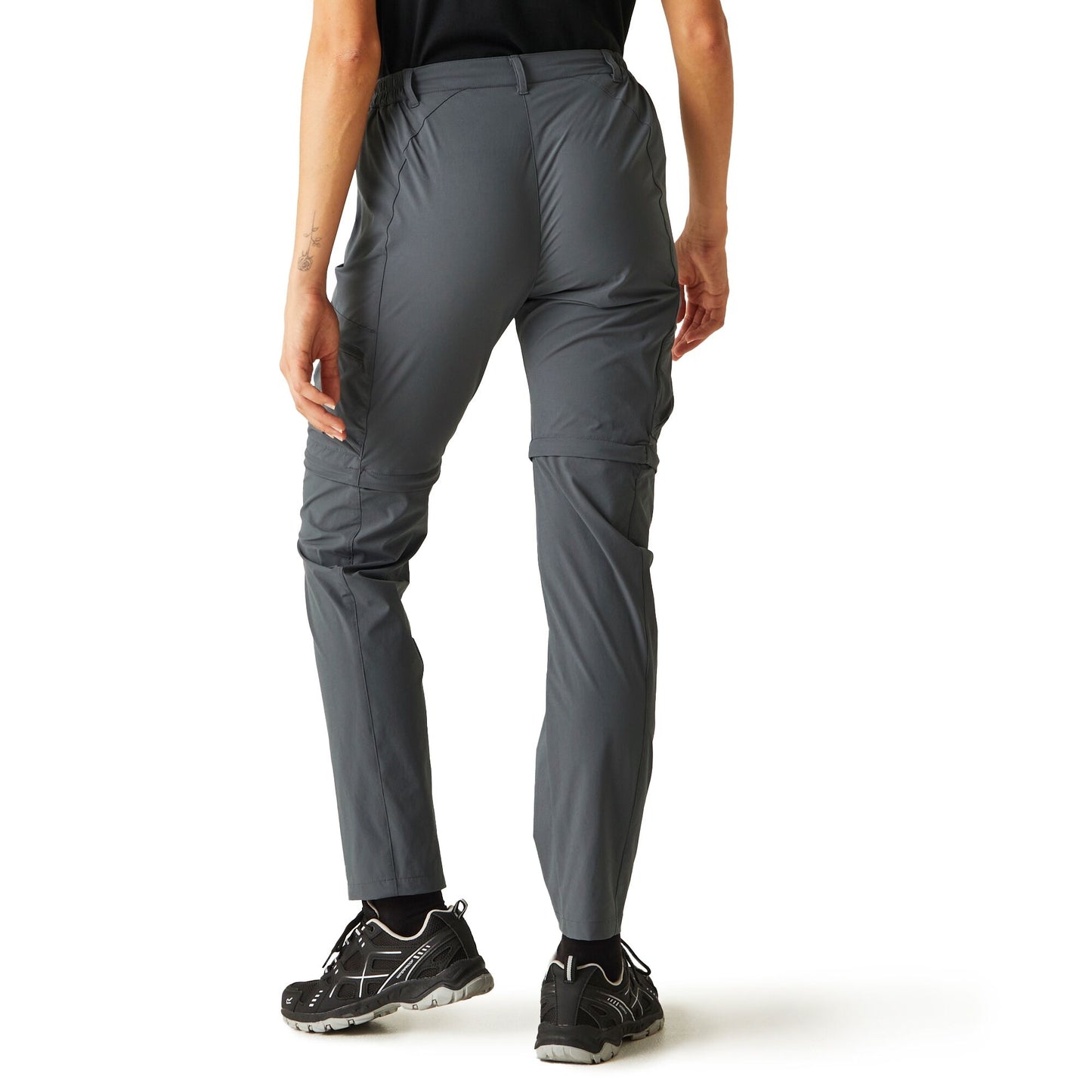 Seal Grey - Lifestyle - Regatta Womens-Ladies Travel Light Packaway Trousers