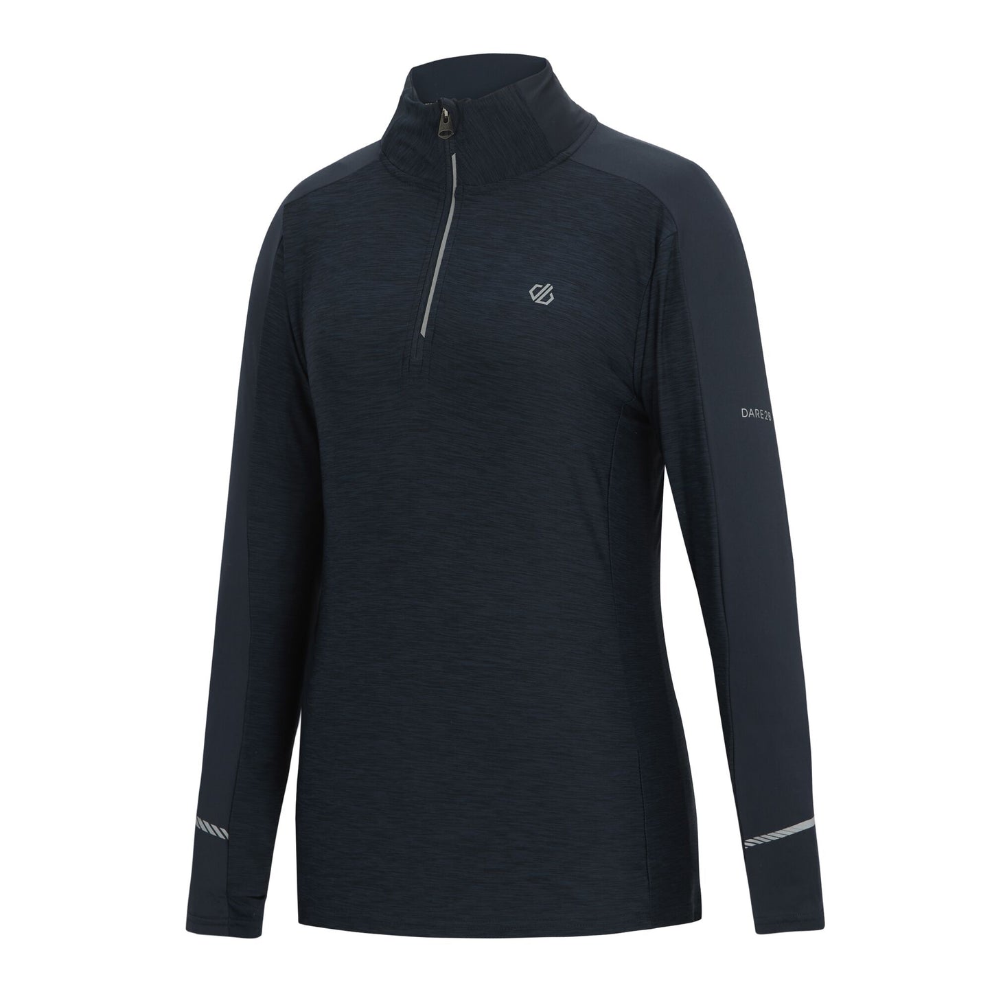 Navy - Side - Dare 2B Womens-Ladies Gravitate Marl Jersey