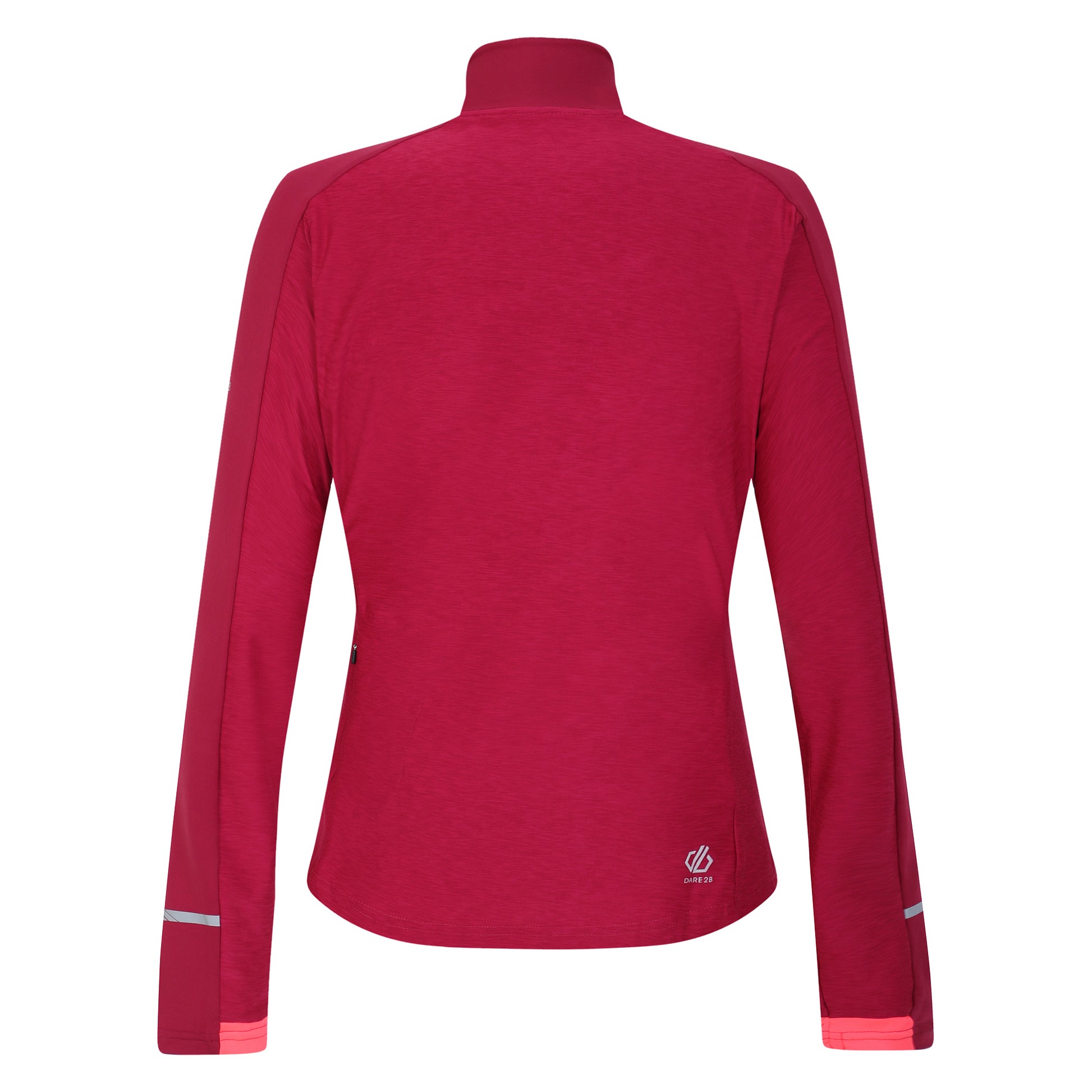 Berry Pink Marl - Back - Dare 2B Womens-Ladies Gravitate Marl Jersey