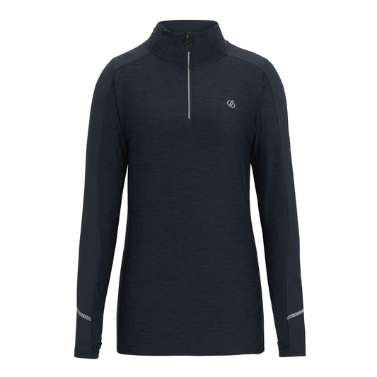 Navy - Front - Dare 2B Womens-Ladies Gravitate Marl Jersey