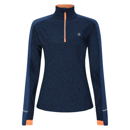 Moonlight Denim-Orange - Front - Dare 2B Womens-Ladies Gravitate Marl Jersey