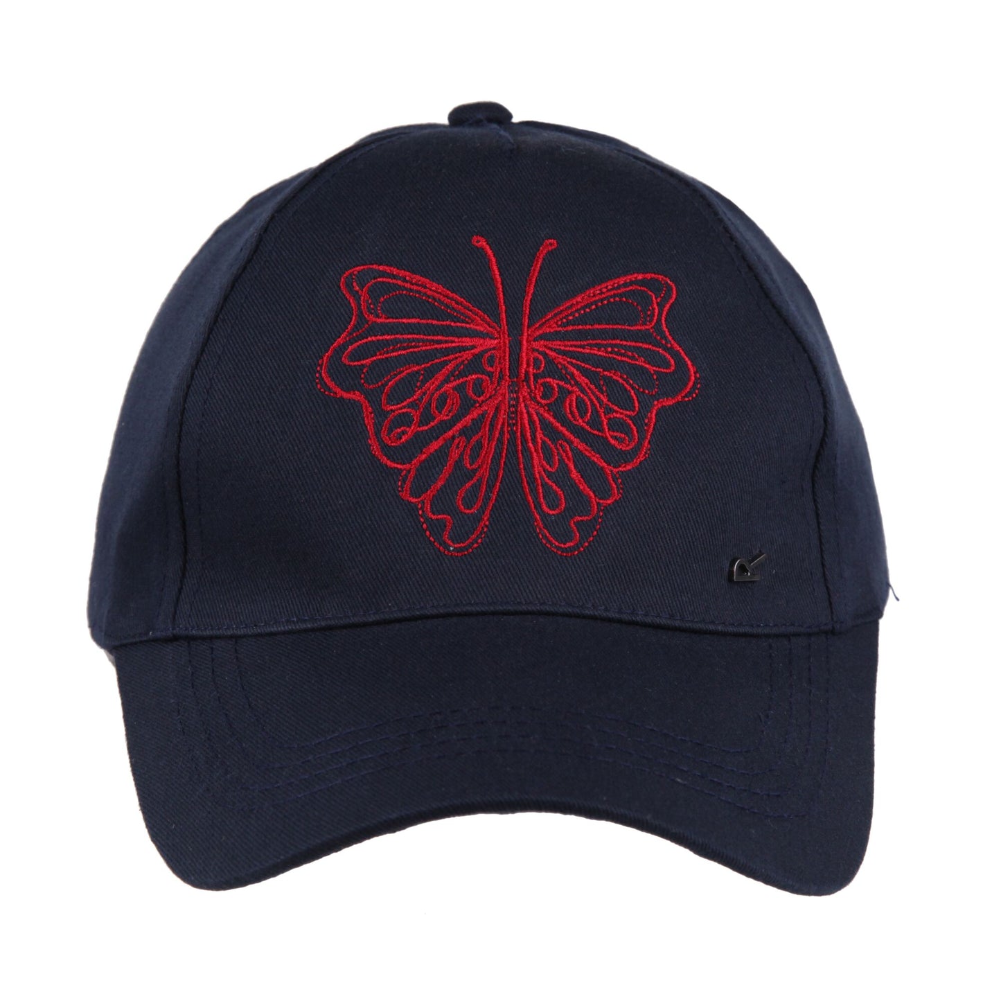 Navy - Front - Regatta Childrens-Kids Cuyler III Butterfly Baseball Cap