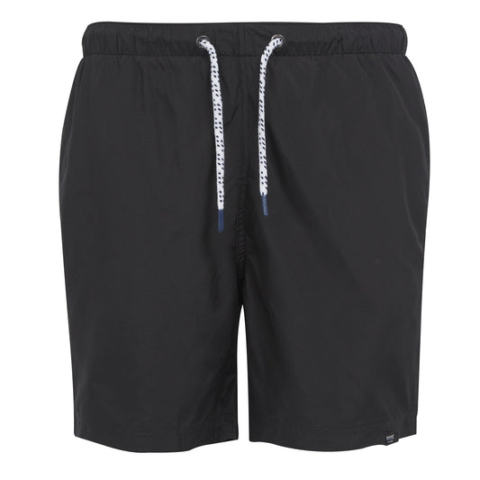 Black - Front - Regatta Mens Mackleyna Swim Shorts