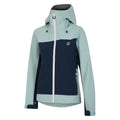 Moonlight Denim-Mint Green - Side - Dare 2B Womens-Ladies Traversing II Waterproof Jacket