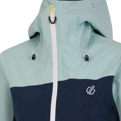 Moonlight Denim-Mint Green - Lifestyle - Dare 2B Womens-Ladies Traversing II Waterproof Jacket