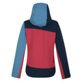 Sorbet Pink-Niagara Blue - Back - Dare 2B Womens-Ladies Traversing II Waterproof Jacket