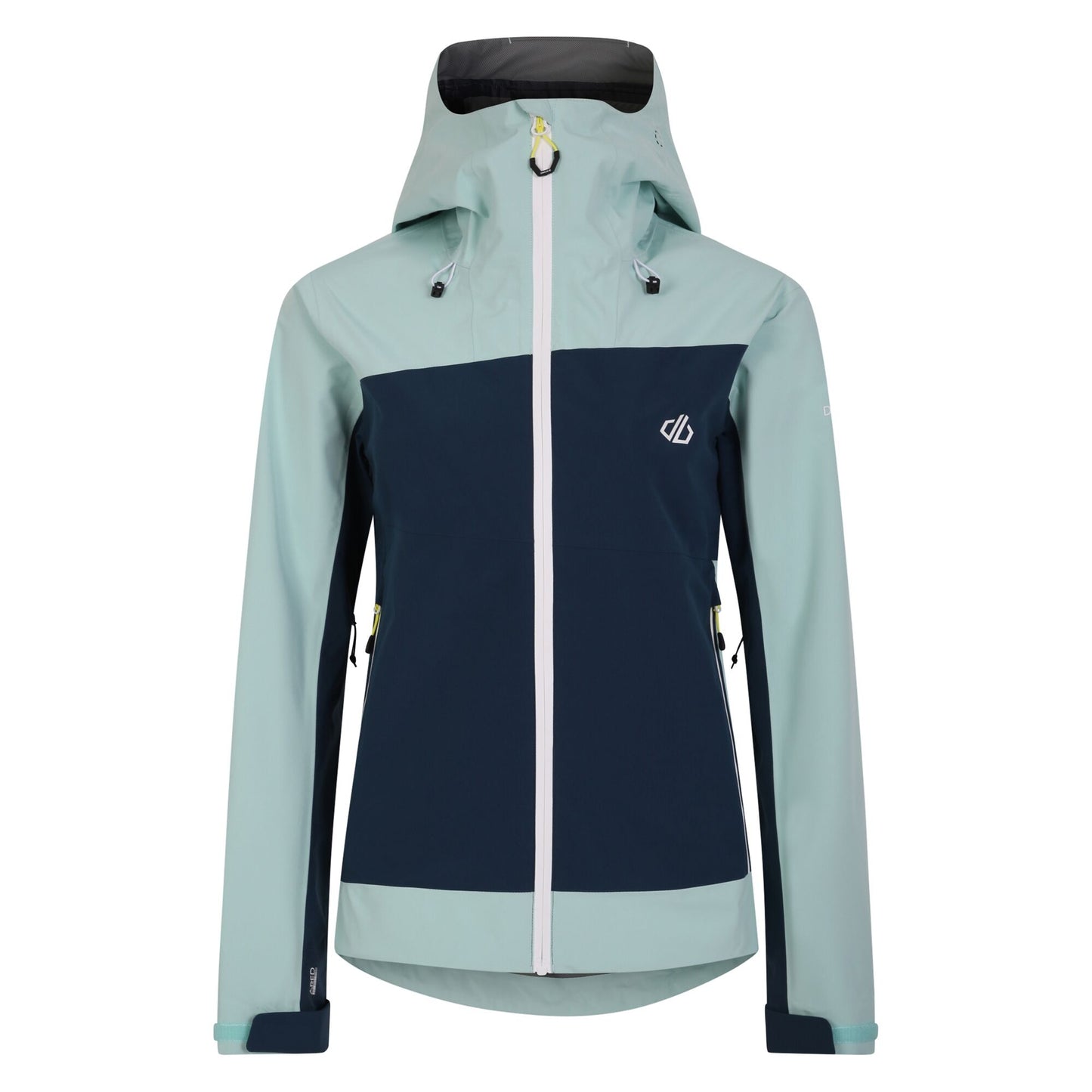 Moonlight Denim-Mint Green - Front - Dare 2B Womens-Ladies Traversing II Waterproof Jacket