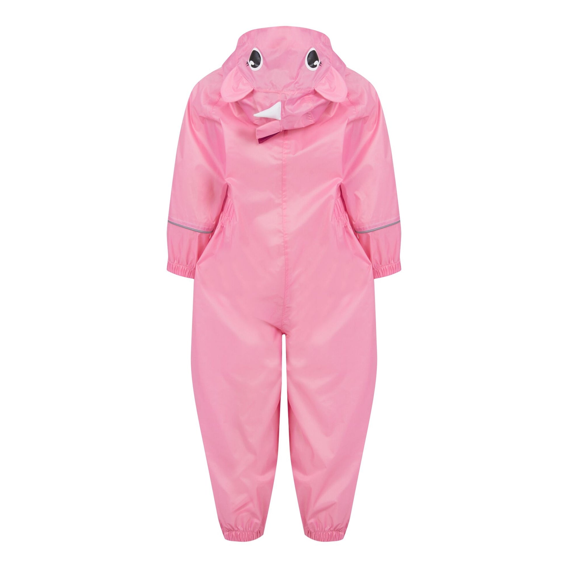 Sweet Pink - Back - Regatta Childrens-Kids Charco Luna Unicorn Puddle Suit