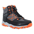 Black-Blaze Orange - Front - Regatta Childrens-Kids Samaris III Walking Boots