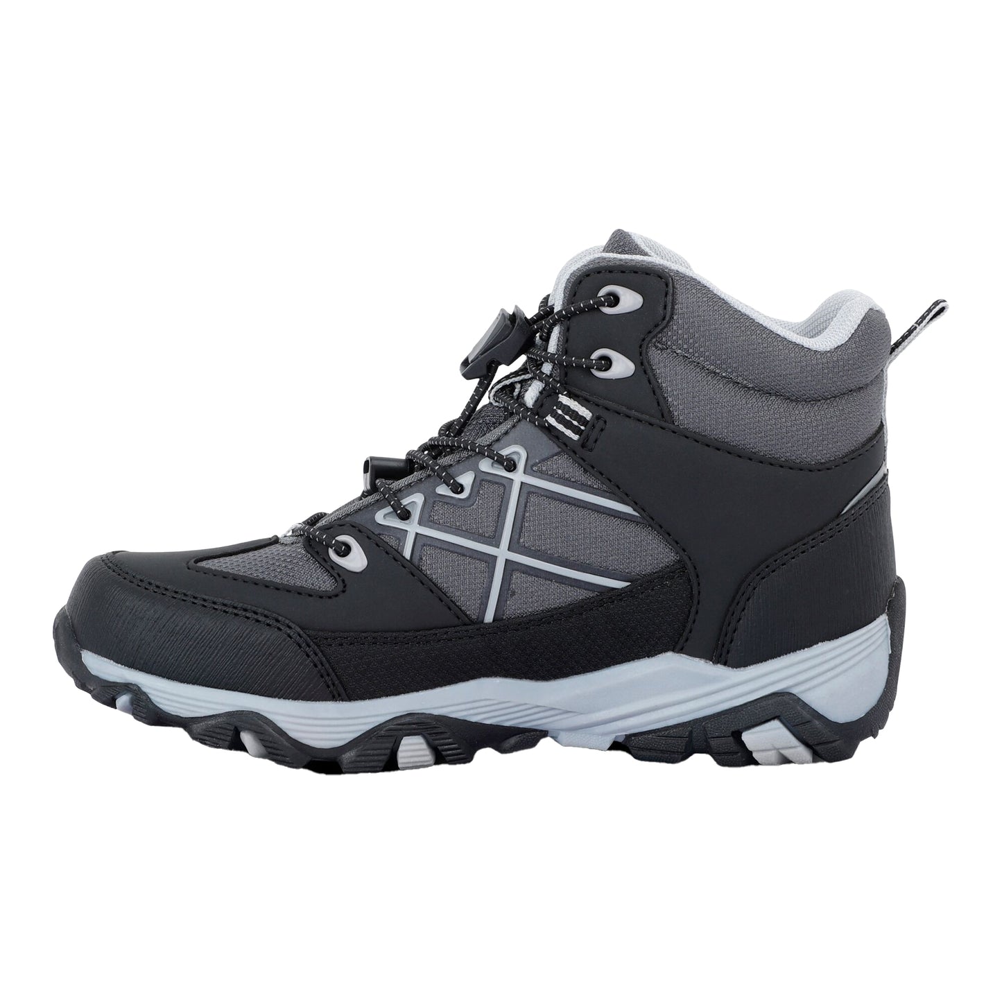 Black-Light Steel - Side - Regatta Childrens-Kids Samaris III Walking Boots